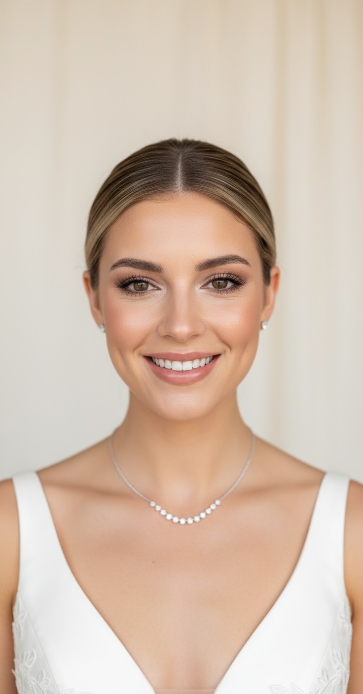 After Simple Bridal Bun